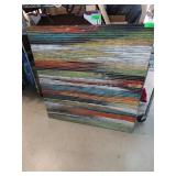 Abstract Striped Wall Artwork