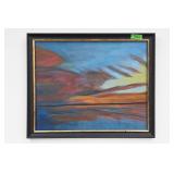Abstract Landscape Canvas Painting