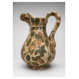 Ceramic Floral Pitcher Ewer