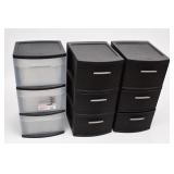 Sterilite Plastic Drawer Storage Units