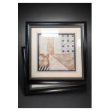Abstract Geometric Framed Artworks