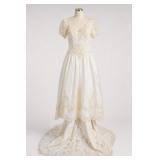 White Embellished Formal Wedding Dress