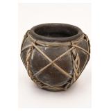 Rope Surround Pottery Bowl / Vase