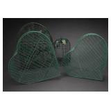 Green Wire Hanging Baskets