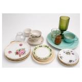Vintage-Style Mixed Tableware & Decor