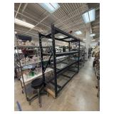 ROLLING INDUSTRIAL SHELF ADJUSTABLE 77X75X24.25"
