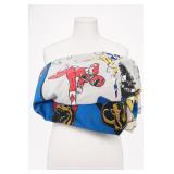 Power Rangers-Style Printed Textile Garment