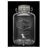 Glass Cold Drink Beverage Dispenser