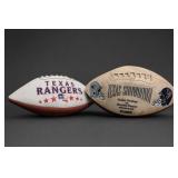 Texas Rangers & Texas Showdown Footballs