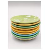 Fiesta Ceramic Saucers 10pc