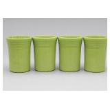 Fiesta Green 4pc Ceramic Tumblers