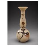 Floral Decorated Glazed Vase