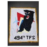 494th TFS Black Panther Banner