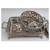 Grouped Servingware And Silverplate