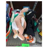 Assorted Plush And Cloth Toys With Robot