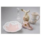 Mixed Glass And Ceramic Decorative Arts Lot