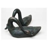 Decorative Swan Sculptures