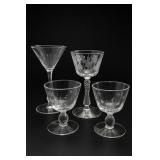 Assorted Glassware And Decorative Glass Vessels