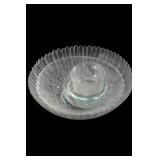 Pressed Glass Serving Bowls And Plates