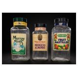 Labeled Vintage Confectionery Jars