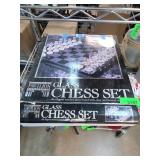 Pavlion Glass Limited Chess Set