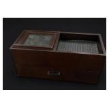 Wooden Compartmented Jewelry Box
