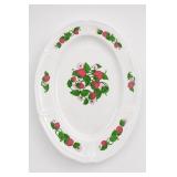 Liberty Hall Ironstone Strawberry Patch Platter
