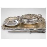 Ornate Silverplate Serving Ware