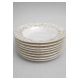 Lynns Fine China Floral Scroll Plates