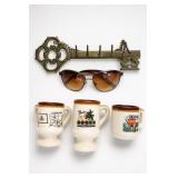 State Souvenir Mugs, Key Holder & Sunglasses