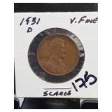 1931-D Lincoln Wheat Cent