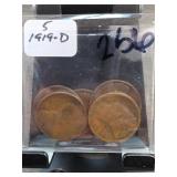 1919-D Lincoln Wheat Cent Collection
