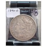 1890-O Morgan Dollar, Silver