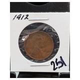 1912 Lincoln Wheat Cent