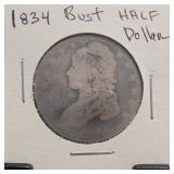 1834 Bust Half Dollar