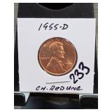 1955-D Lincoln Wheat Cent