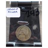 1944-P Jefferson Nickel, Silver