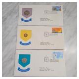 1973 British Virgin Islands Coin First-Day Covers