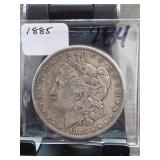 1885 Morgan Dollar, Silver