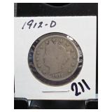 1912-D Liberty Nickel