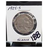 1925-S Buffalo Nickel