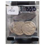 1926 Buffalo Nickel Collection