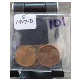 1917-D Lincoln Wheat Cent Collection