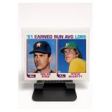 1982 Topps Nolan Ryan and Steve McCatty Card