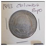 1893 Columbian Exposition Half Dollar, Silver