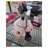 Kamenstein Pink Pig Enamel Whistling Tea Kettle