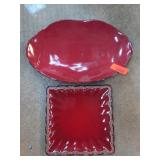 Roscher & Co. Hobnail Plate, Plus Stoneware Plate