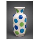 Ceramic Polka Dot Vase