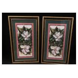Pair of Framed Floral Prints