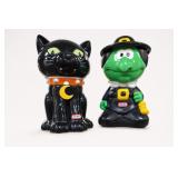 Little Tikes Halloween Cat & Frankenstein Figures